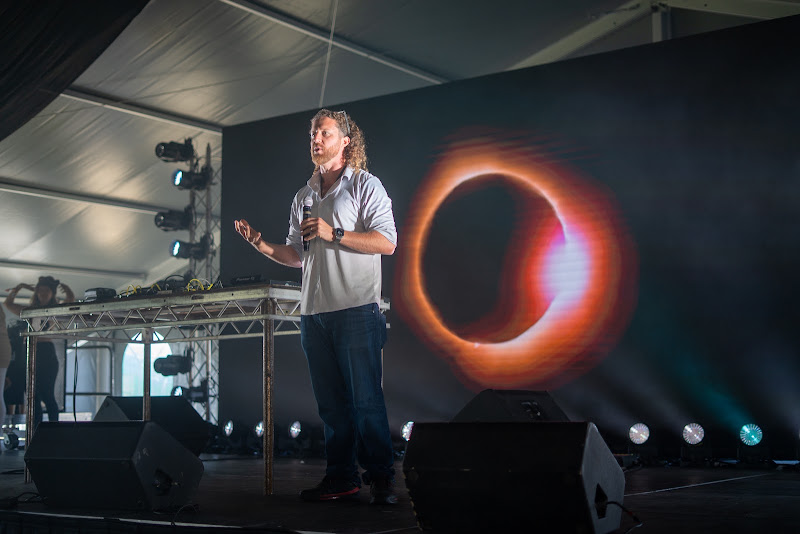 Speaker Presenting Onstage
