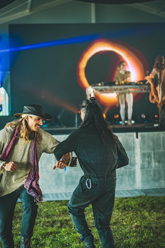 Dancers At Dj Stage