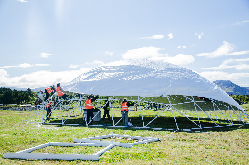 Dome Tent Installation