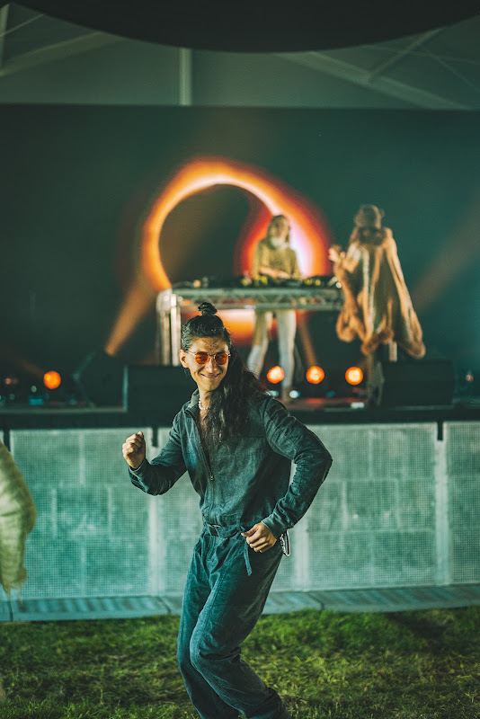 Dancer Before Dj Stage