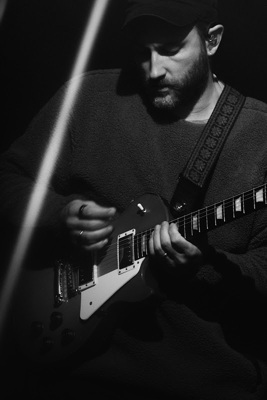 Bearded Guitarist Performing