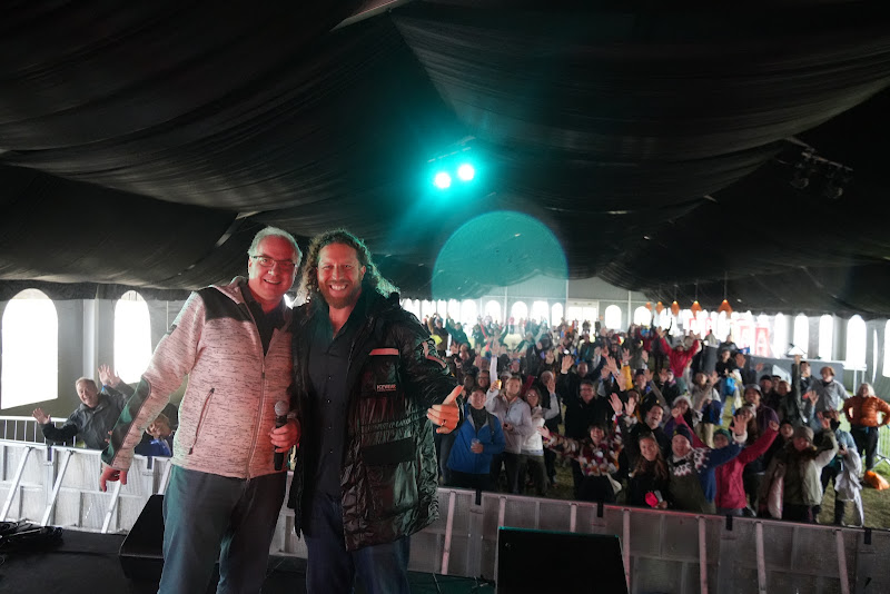 Two Men On Stage