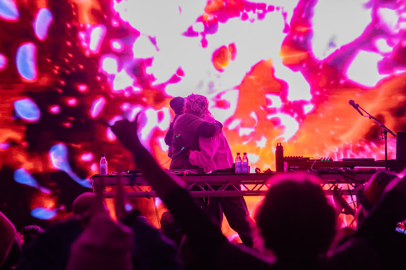 Djs Embracing Onstage